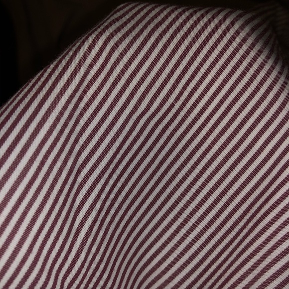 Brooks Brothers Maroon Stripe button down - Picture 3 of 4